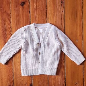 Cat & Jack Light Beige Cardigan Sweater